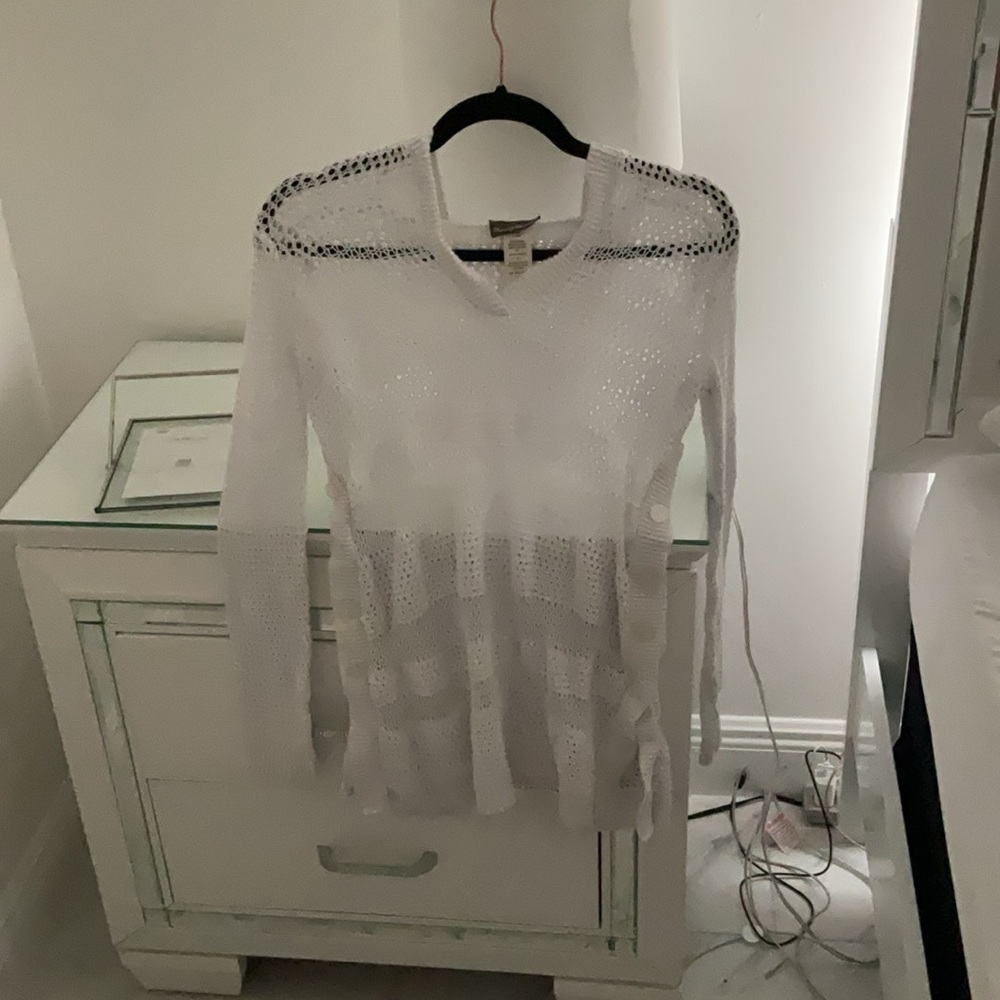 Tommy Bahama White Knit Cover Up